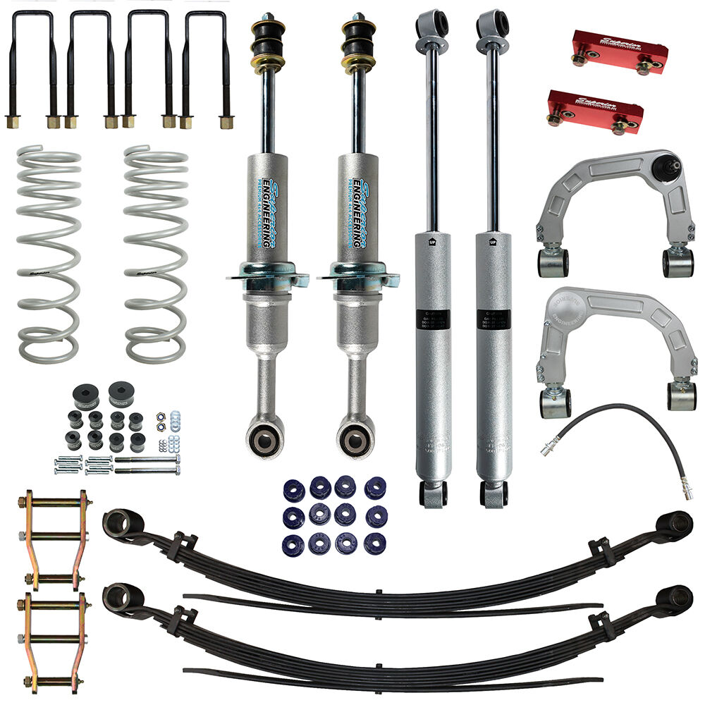 Superior Engineering Superior Nitro Gas Twin Tube 4 Inch (100mm) Lift Kit to suit Toyota Hilux 2005-15 (Kit)
