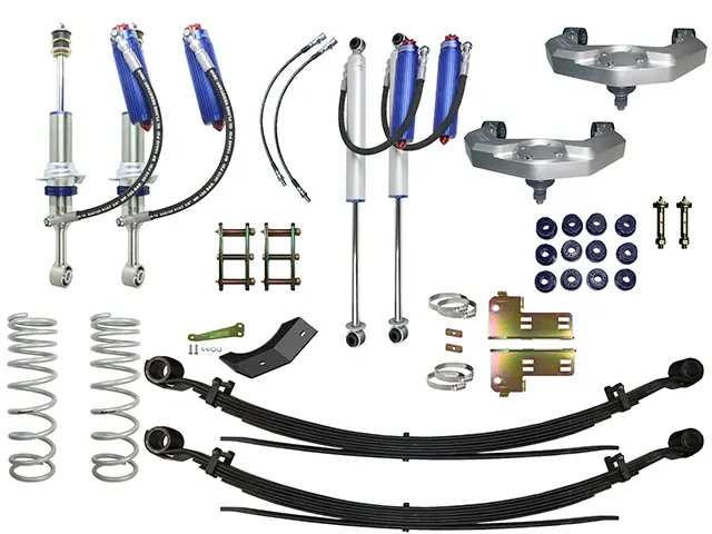 Superior Engineering Superior Remote Reservoir 2.0 4 Inch (100mm) Lift Kit to suit Nissan Navara NP300 2015-20 (Leaf Rear) (Kit)