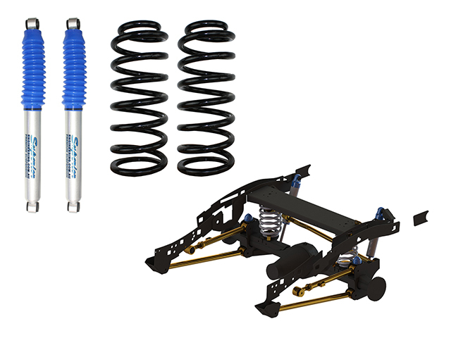 Superior Weld In Coil Conversion w/Nitro Twin Tube Shocks To Suit Hilux  2005-15 Outback Equipment