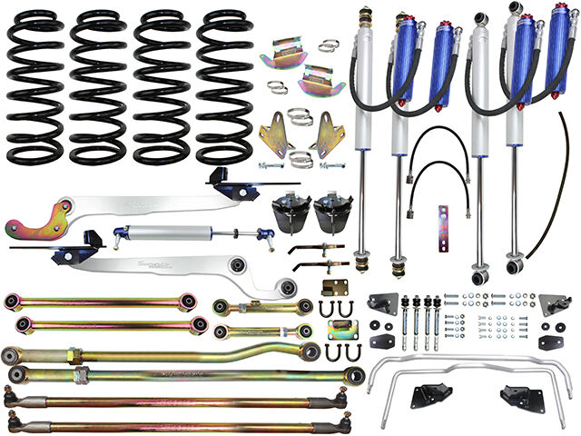 Superior Engineering Superior Remote Reservoir 2.0 VSB14 Approved 3 Inch (75mm) Lift Kit to suit Nissan Patrol GU 98 on Ute Non-ESC (Kit)