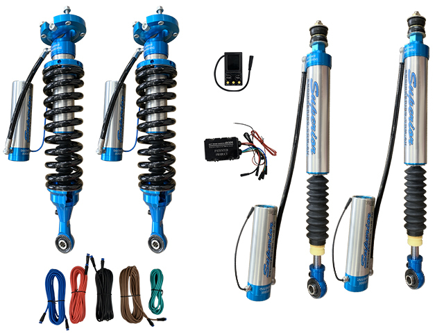 Superior Engineering Electric (ECDS) In Cab Adj 2.5 Monotube RR Shock Kit 3" (75mm) Lift to suit Toyota LC 300 Series (Shock Kit)