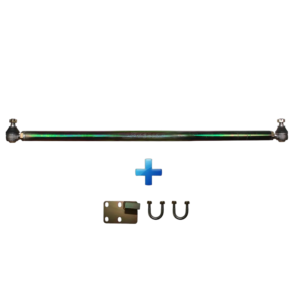 Superior Engineering Superior Comp Spec Solid Bar Drag Link to suit Nissan Patrol MK/MQ/GQ Leaf Front Adjustable (Crossover Style) (Each)