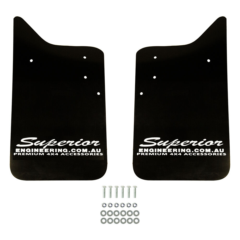 Superior Engineering Superior Premium Mudflaps to suit Toyota LandCruiser 300 Series Rear-No Flare
