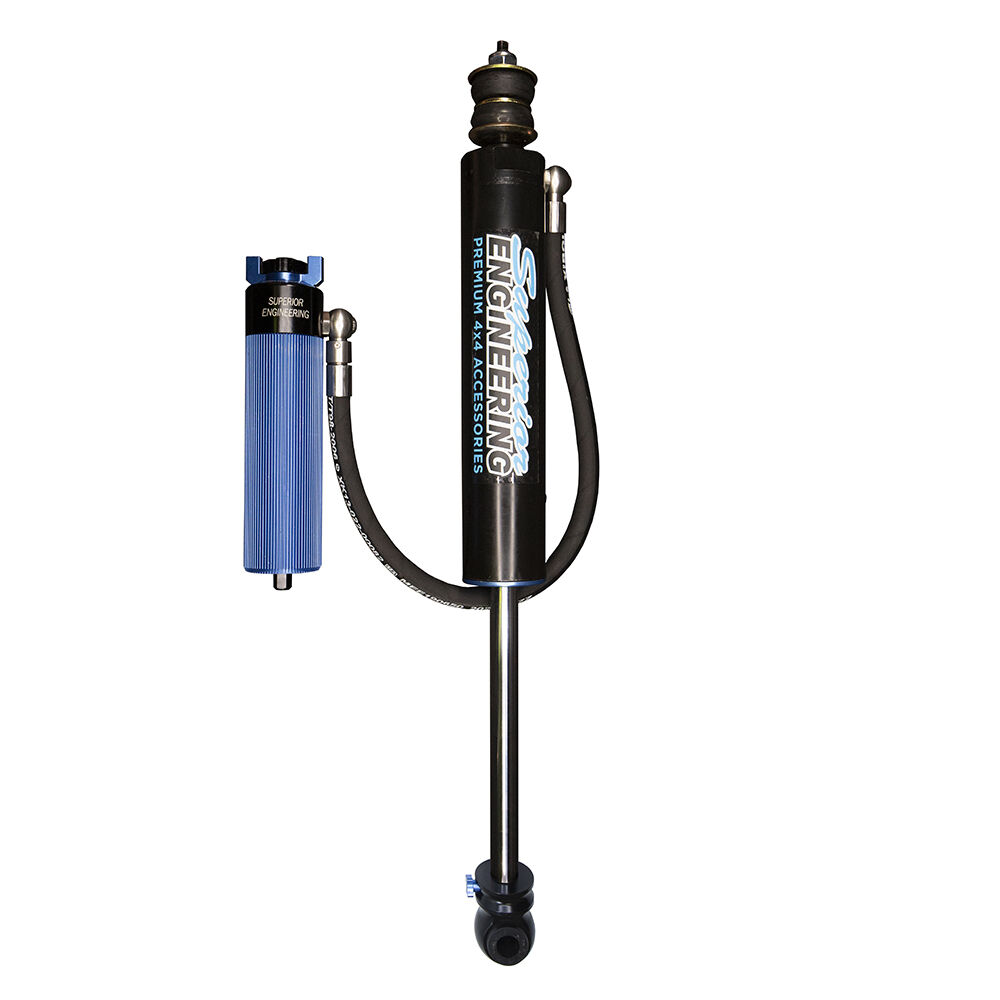 Superior Engineering Superior 3 Way Adjustable 2.5 Monotube Remote Reservoir Black Series Shock Rear 6 Inch (150mm) Lift