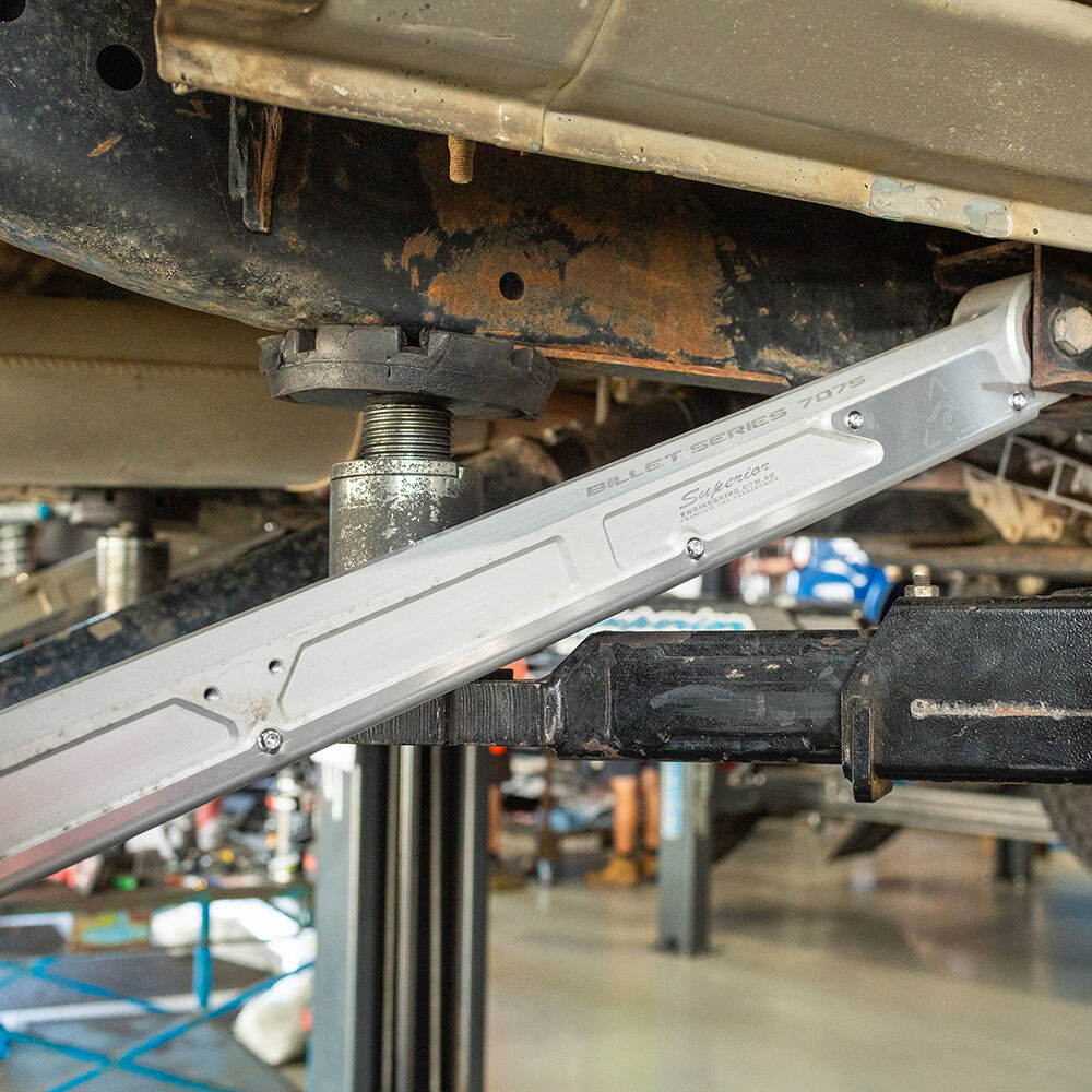 Superior Engineering Superior Aluminium Skid Plates suit Billet Series 7075 Alloy Rear Long Arms For Nissan Patrol GQ/GU