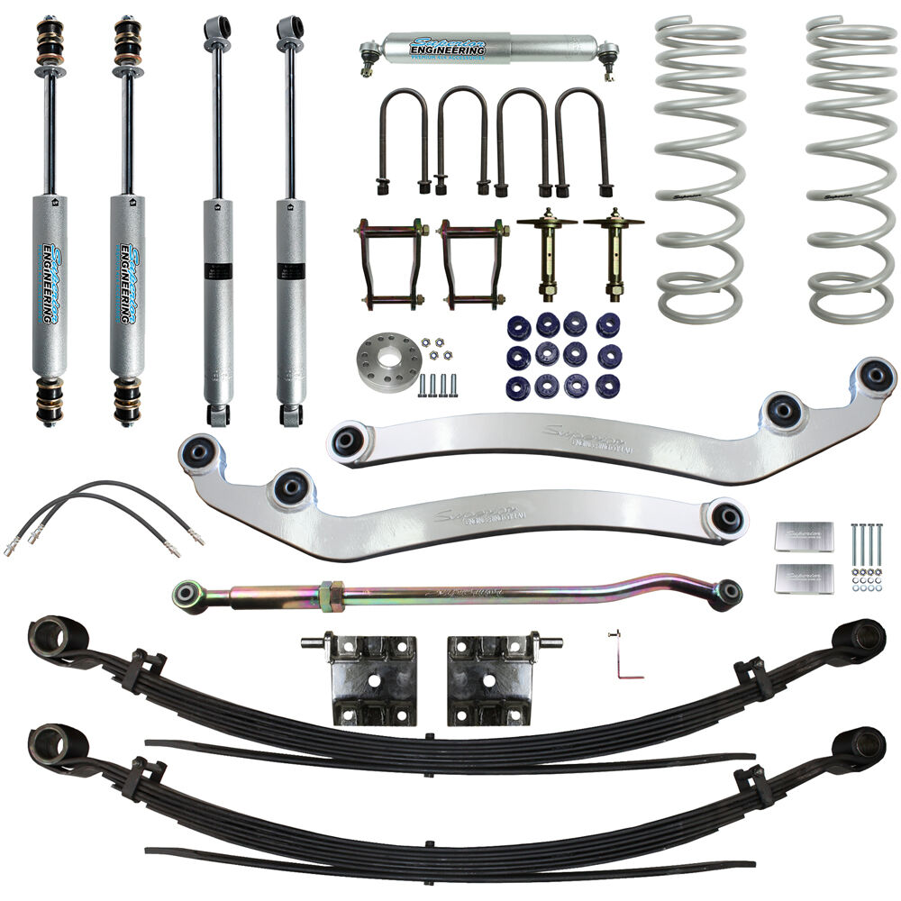Superior Engineering 3 Inch (75mm) Lift Kit to suit Toyota LandCruiser 76 Series 8/2016 on 4.5lt V8