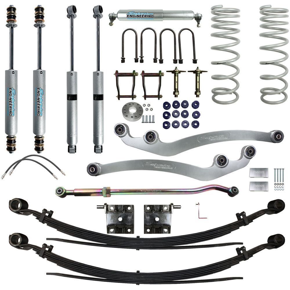 Superior Engineering 5 Inch (125mm) Lift Kit to suit Toyota LandCruiser 76 Series 2023 on 2.8lt 4cyl