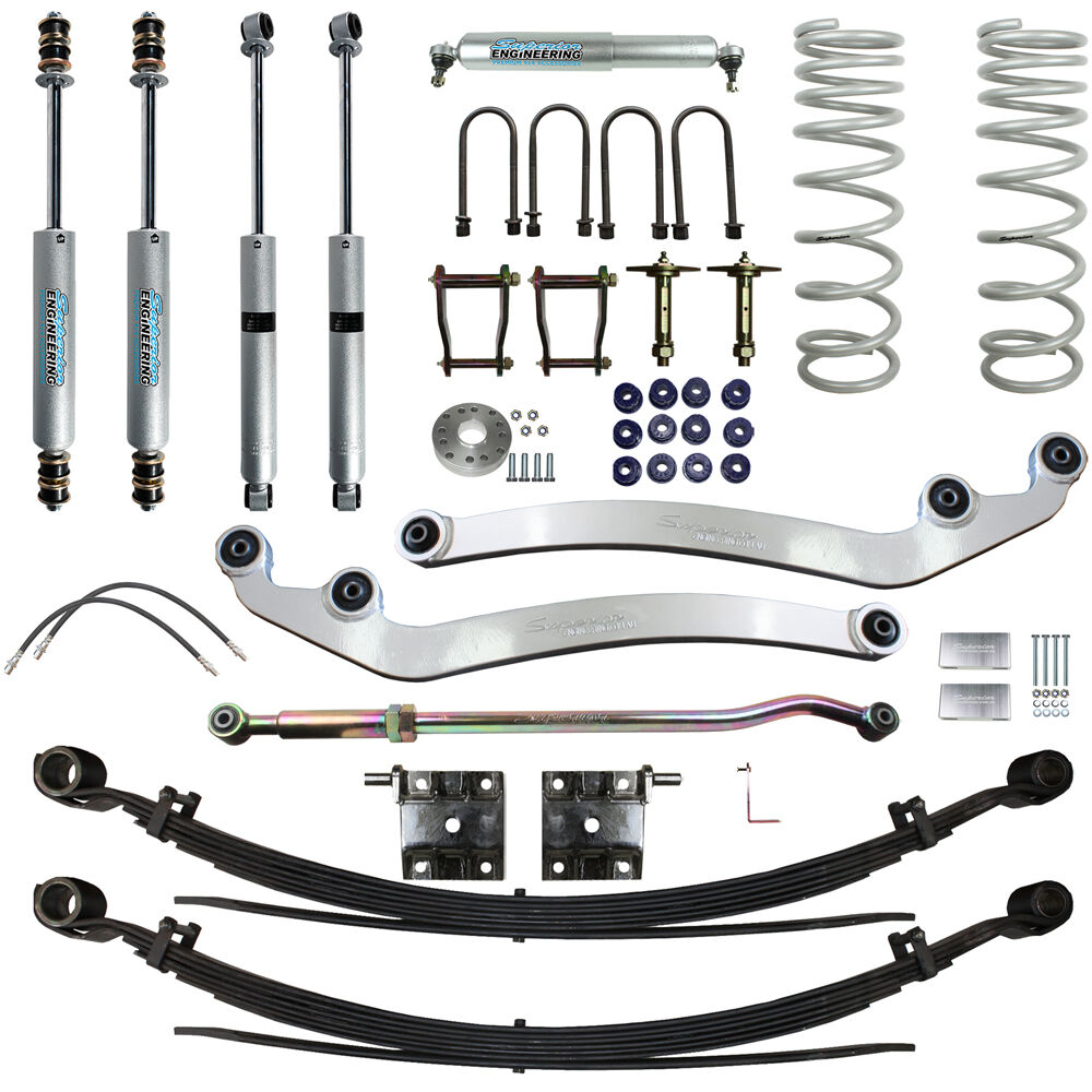 Superior Engineering 5 Inch (125mm) Lift Kit to suit Toyota LandCruiser 78 Series 8/2016 on 4.5lt V8