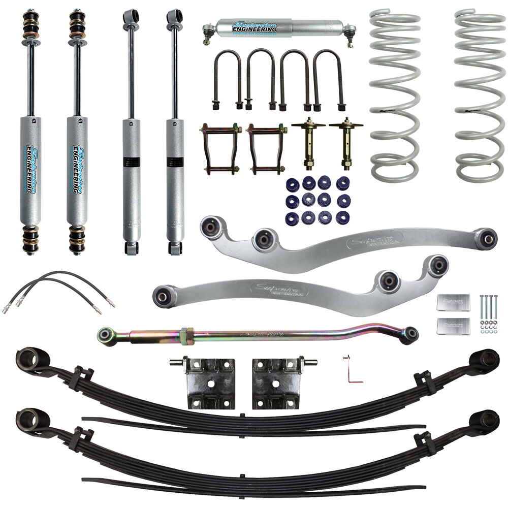 Superior Engineering 3 Inch (75mm) Lift Kit to suit Toyota LandCruiser 78 Series 2023 on 2.8lt 4cyl