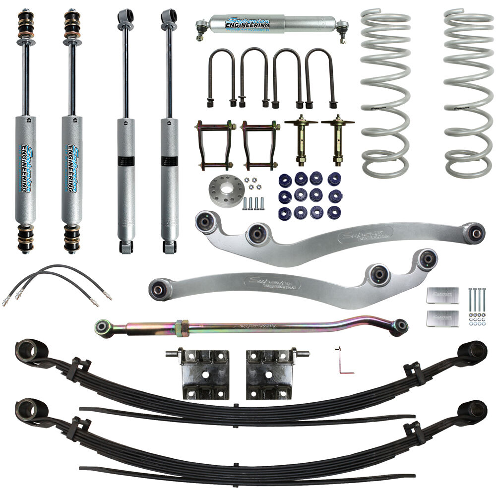 Superior Engineering 5 Inch (125mm) Lift Kit to suit Toyota LandCruiser 78 Series 2023 on 2.8lt 4cyl