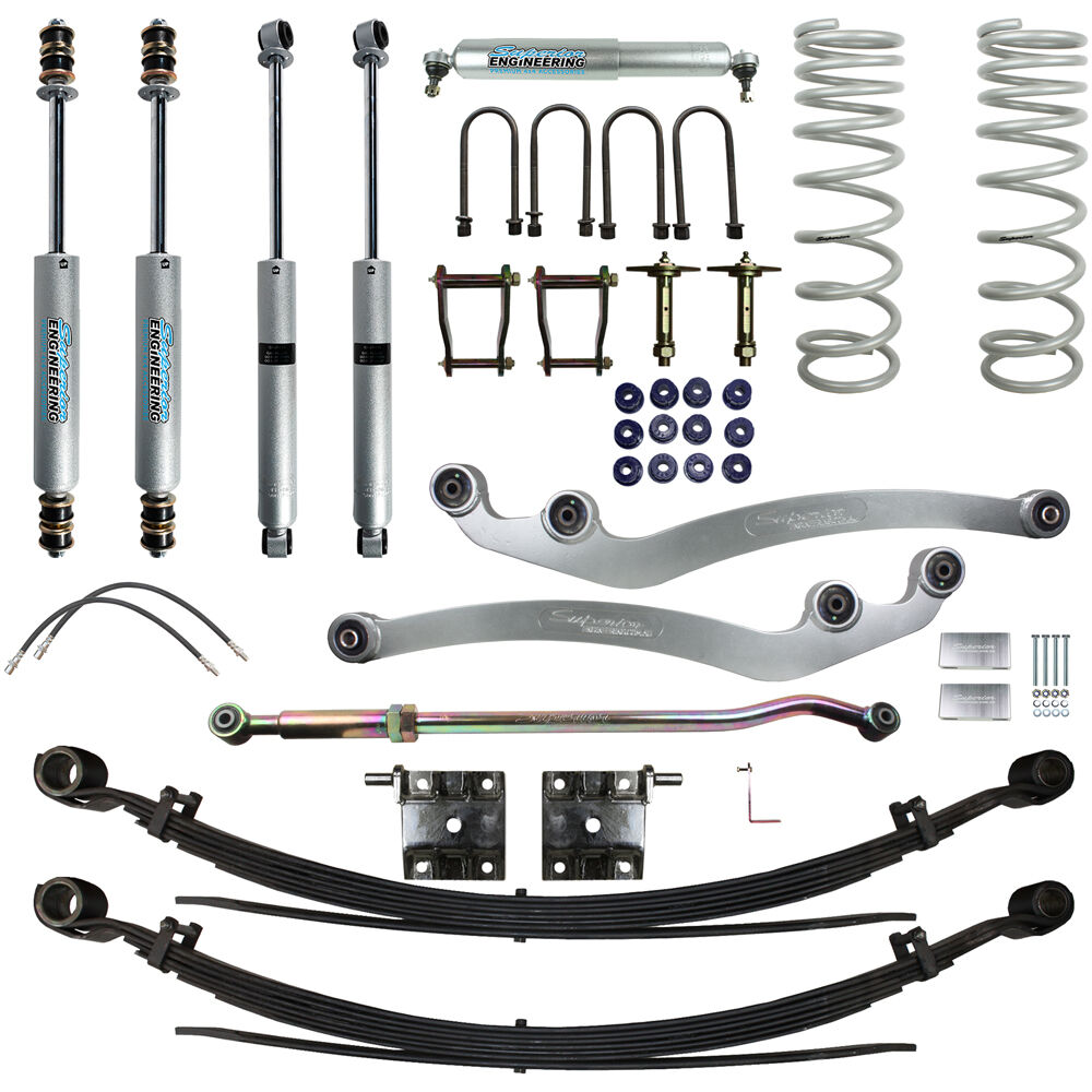 Superior Engineering 3 Inch (75mm) Lift Kit to suit Toyota LandCruiser 79 Series 4.2lt 6cyl
