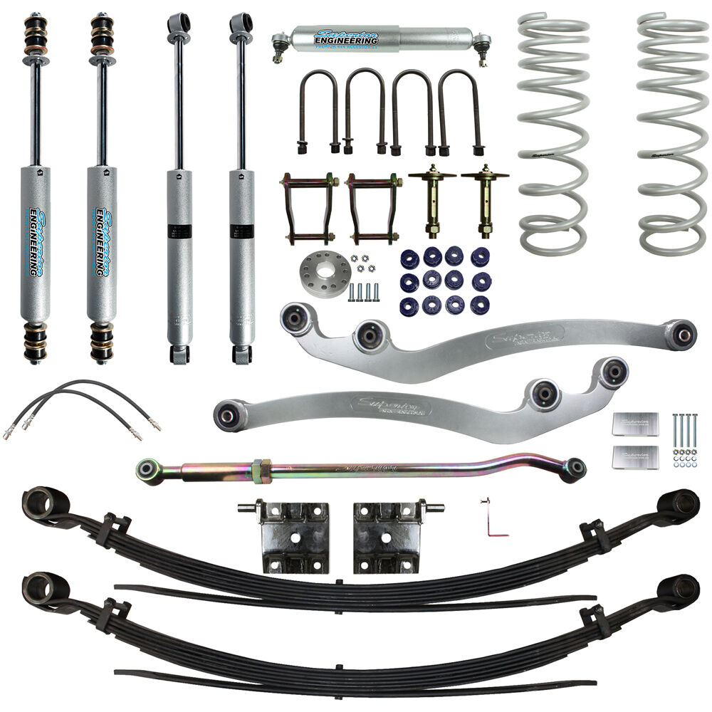 Superior Engineering 4 Inch (100mm) Lift Kit to suit Toyota LandCruiser 79 Series 4.2lt 6cyl