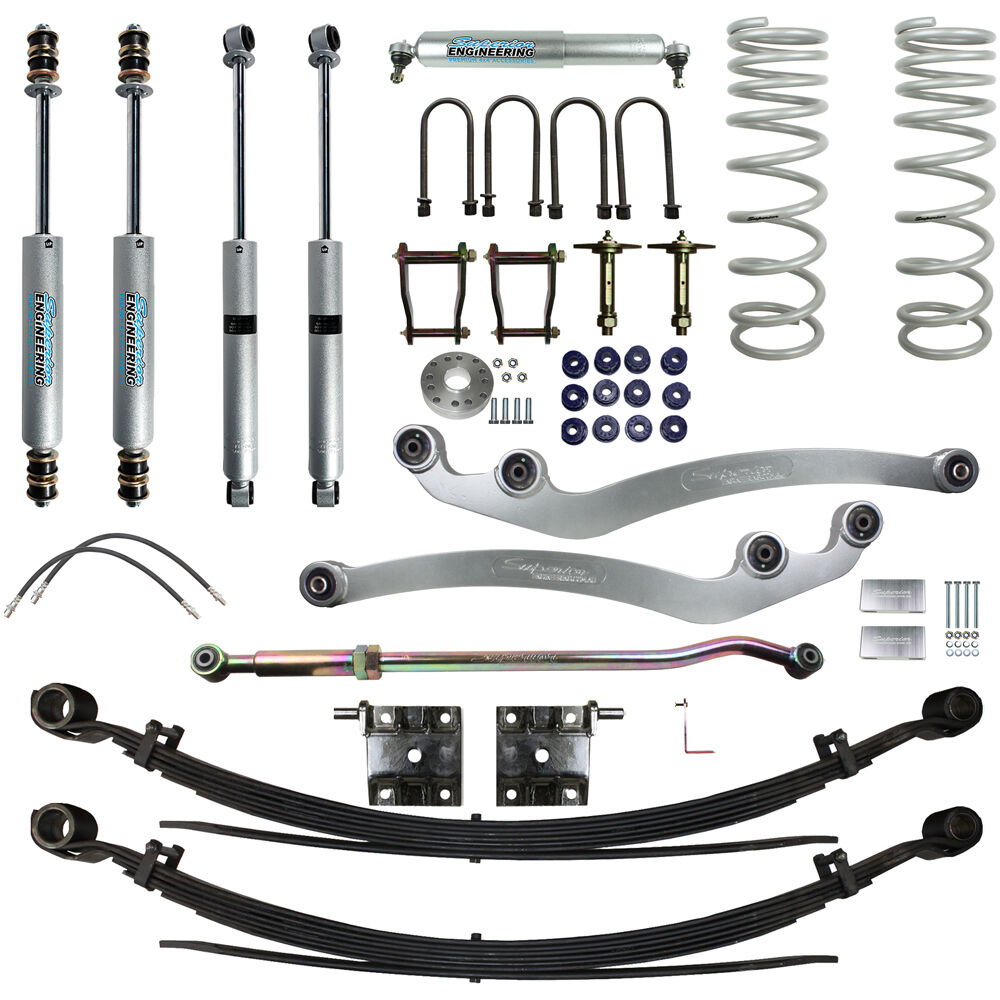 Superior Engineering 5 Inch (125mm) Lift Kit to suit Toyota LandCruiser 79 Series Pre 07/2016 4.5lt V8