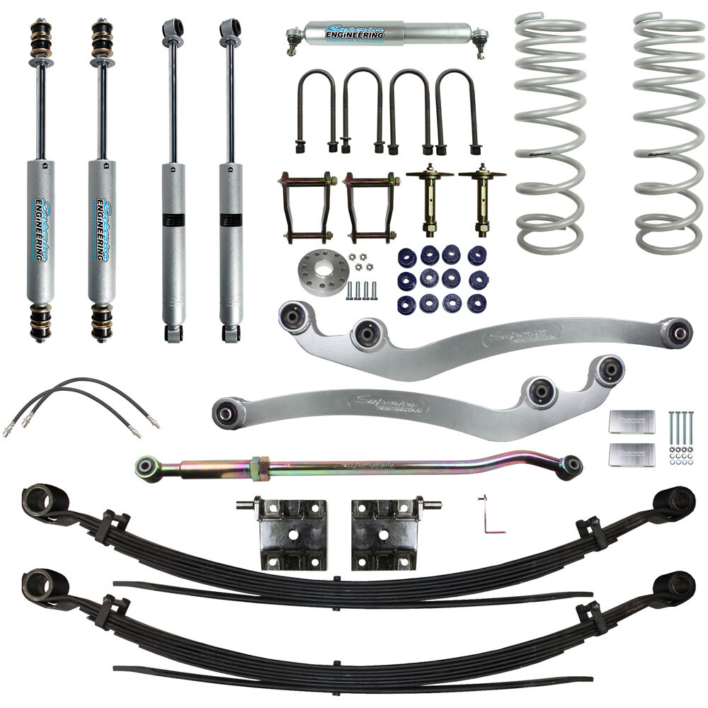 Superior Engineering 5 Inch (125mm) Lift Kit to suit Toyota LandCruiser 79 Series Dual Cab 2023 on 2.8lt 4cyl