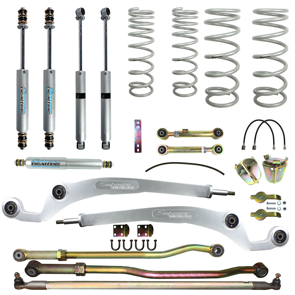 Superior Engineering 3 Inch (75mm) Lift Kit to suit Nissan Patrol GU 98-99 Wagon