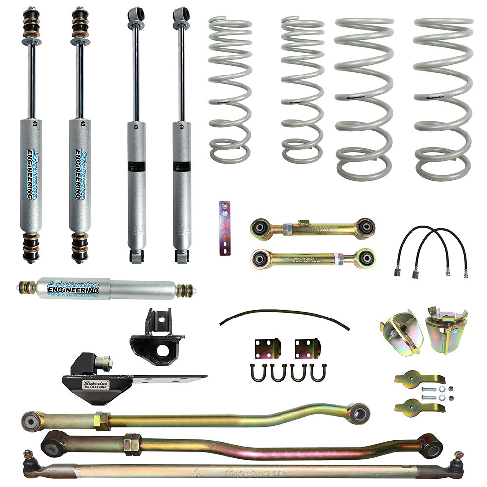 Superior Engineering 5 Inch (125mm) Lift Kit to suit Nissan Patrol GU 98 on Ute