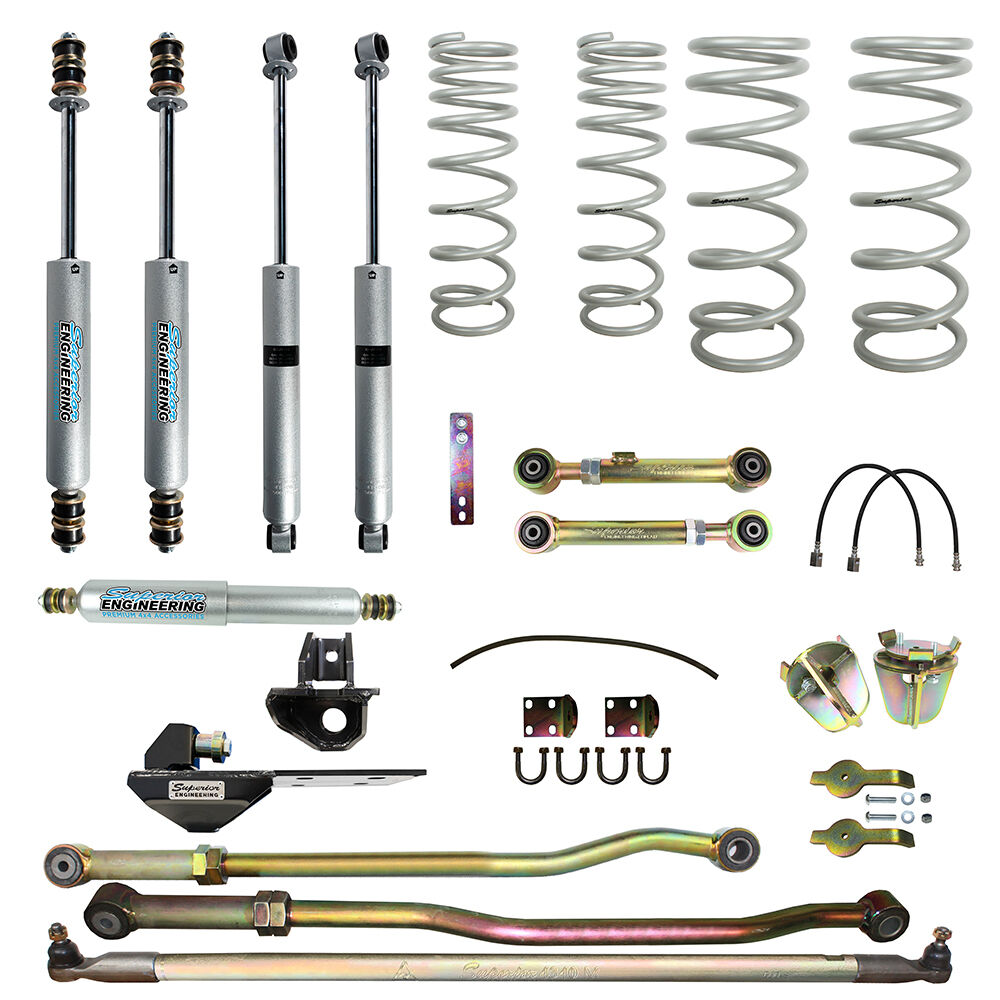 Superior Engineering 6 Inch (150mm) Lift Kit to suit Nissan Patrol GU 98 on Ute