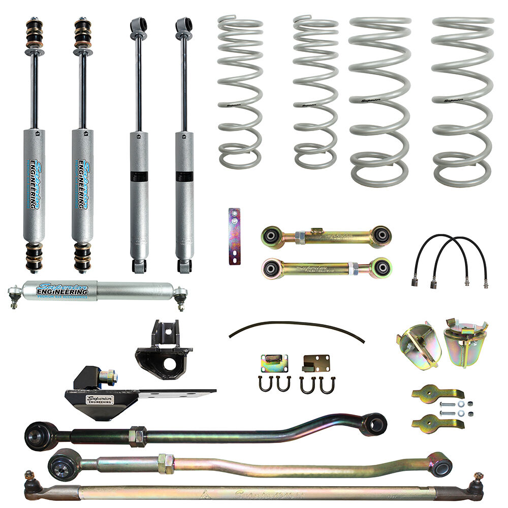 Superior Engineering 5 Inch (125mm) Lift Kit to suit Nissan Patrol GU 2000 on Wagon 3lt/4.2lt TD