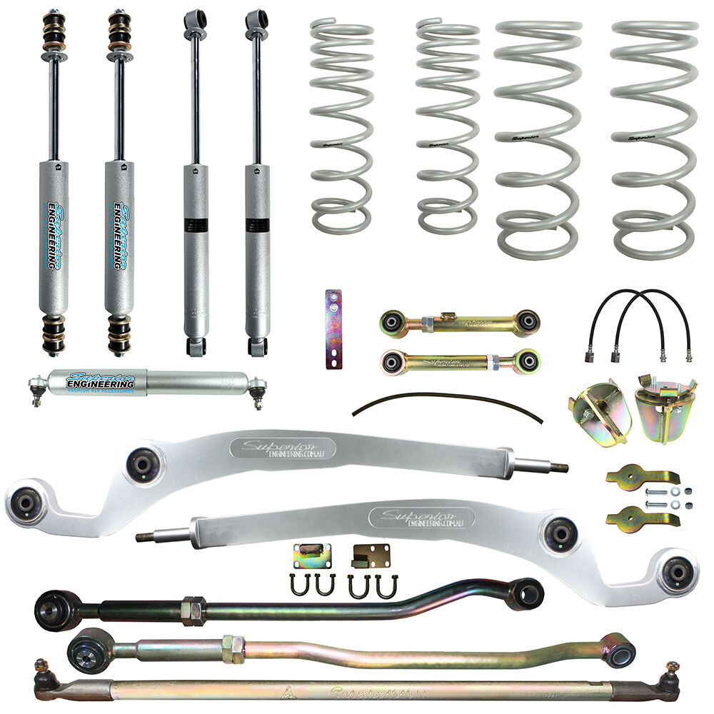 Superior Engineering 3 Inch (75mm) Lift Kit to suit Nissan Patrol GU 2000 on Wagon 4.8lt