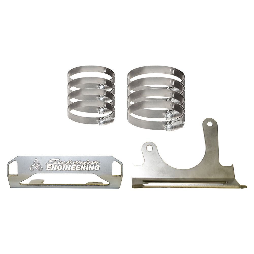 Superior Engineering Superior Stainless Steel 2.0/2.5 Shock Reservoir Mount Front to suit Toyota LandCruiser 76/78/79 Series