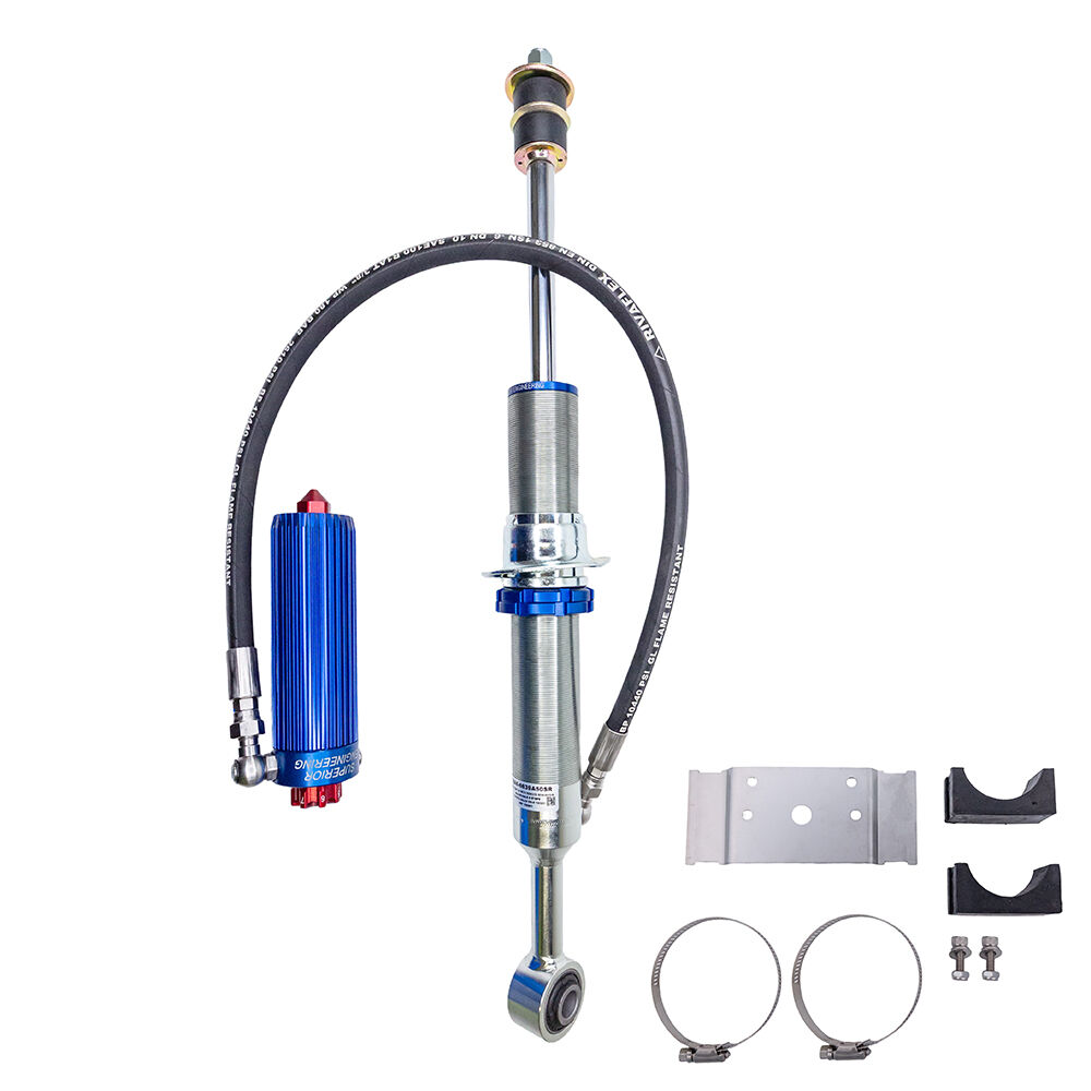 Superior Engineering Superior Adjustable 2.0 Monotube Remote Reservoir Bushed Strut Front 2 Inch (50mm) Lift to suit Toyota Hilux 2015-07/25 GR Sport