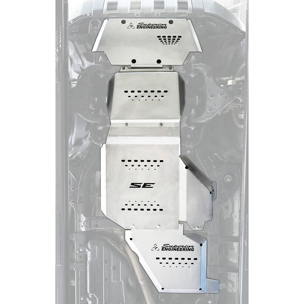Superior Engineering Radiator/Diff/Transmission/Transfer Guard 304 Stainless Steel to suit Toyota Prado 250 Series GX/GXL/VX/Kakadu - Bash Plate Kit