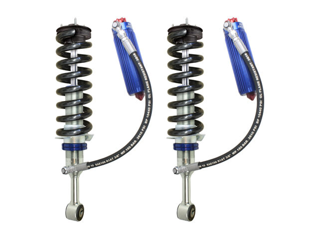 Superior Engineering Superior Adjustable 2.0 Monotube Remote Reservoir Pre-Assembled Struts Front 4 Inch (100mm) Lift to suit Toyota Prado 250 Series