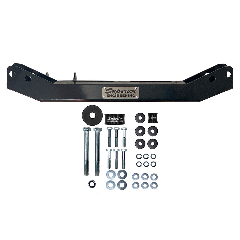 Superior Engineering Superior Crossmember to suit Toyota LandCruiser 100 Series IFS Front Diff Drop (25mm)