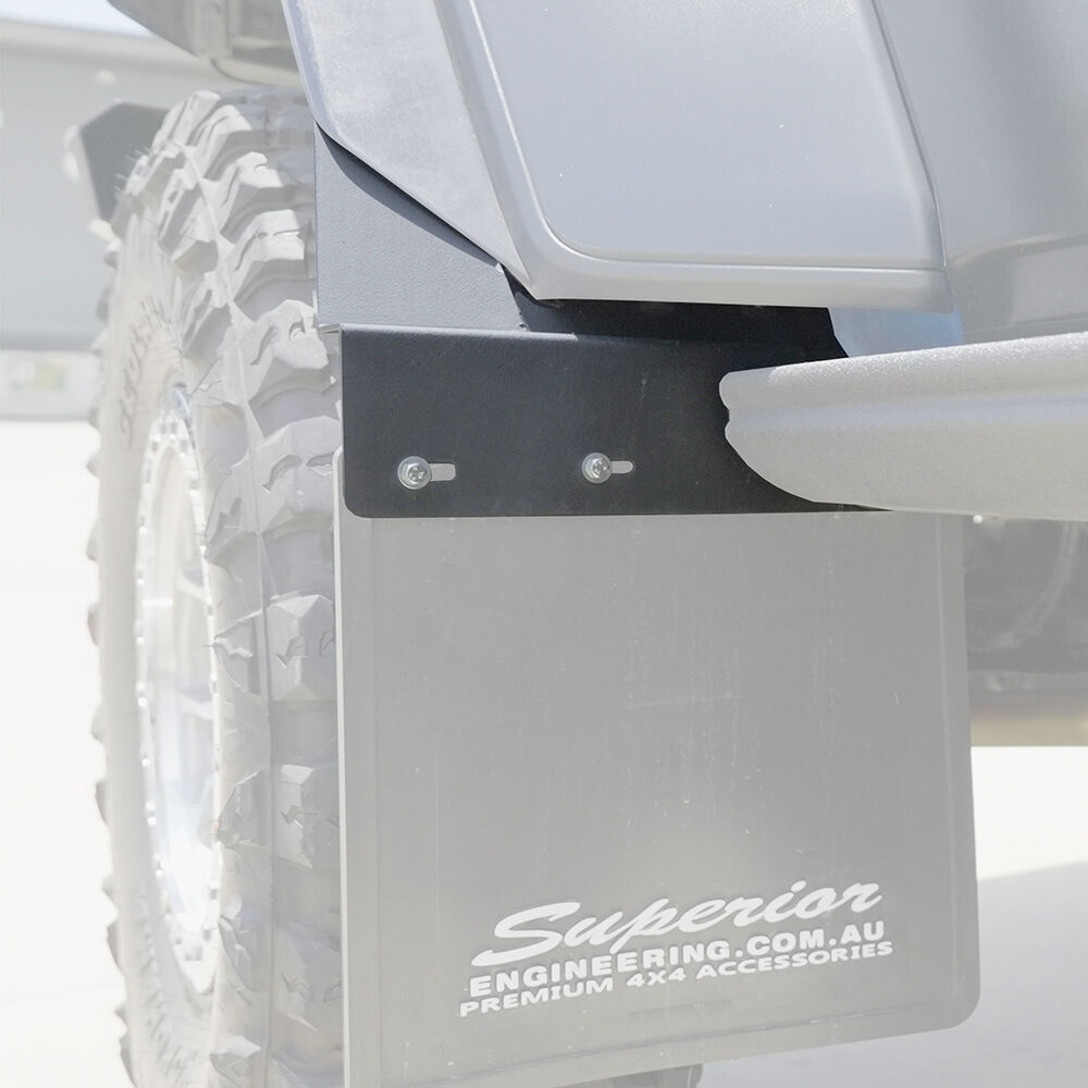 Superior Engineering Superior Mudflap Brackets suitable for Jeep Gladiator Rubicon 2020 On Front