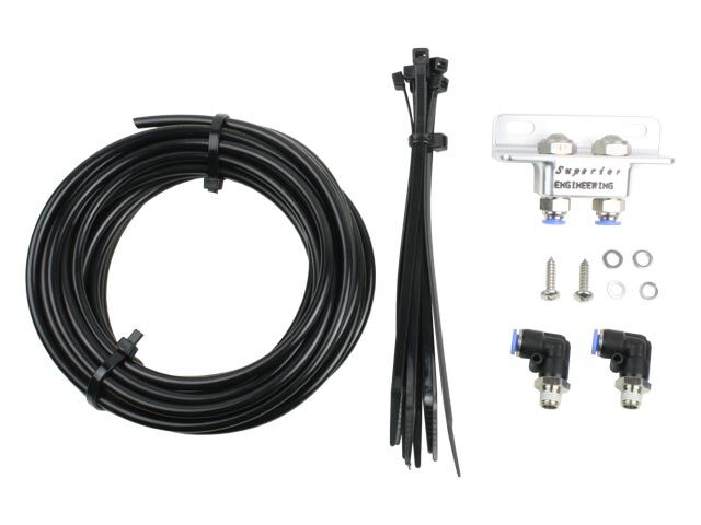 Superior Engineering Superior Billet Series 6061-T6 Alloy Diff Breather Kit All Models 2 Port