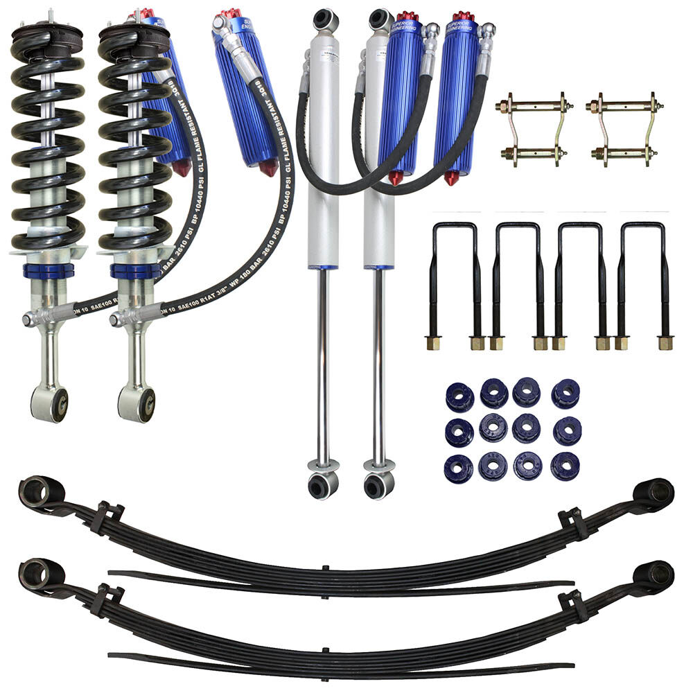 Superior Engineering Superior Remote Reservoir 2.0 2 Inch (50mm) Lift Kit to suit Toyota Hilux GR Sport