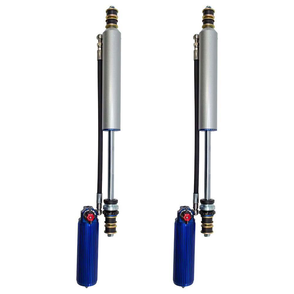 Superior Engineering 3 Way Adjustable 2.5 Monotube Remote Reservoir Shock Kit 2 Inch (50mm) Lift Front to suit Toyota Landcruiser 76/78/79 Series