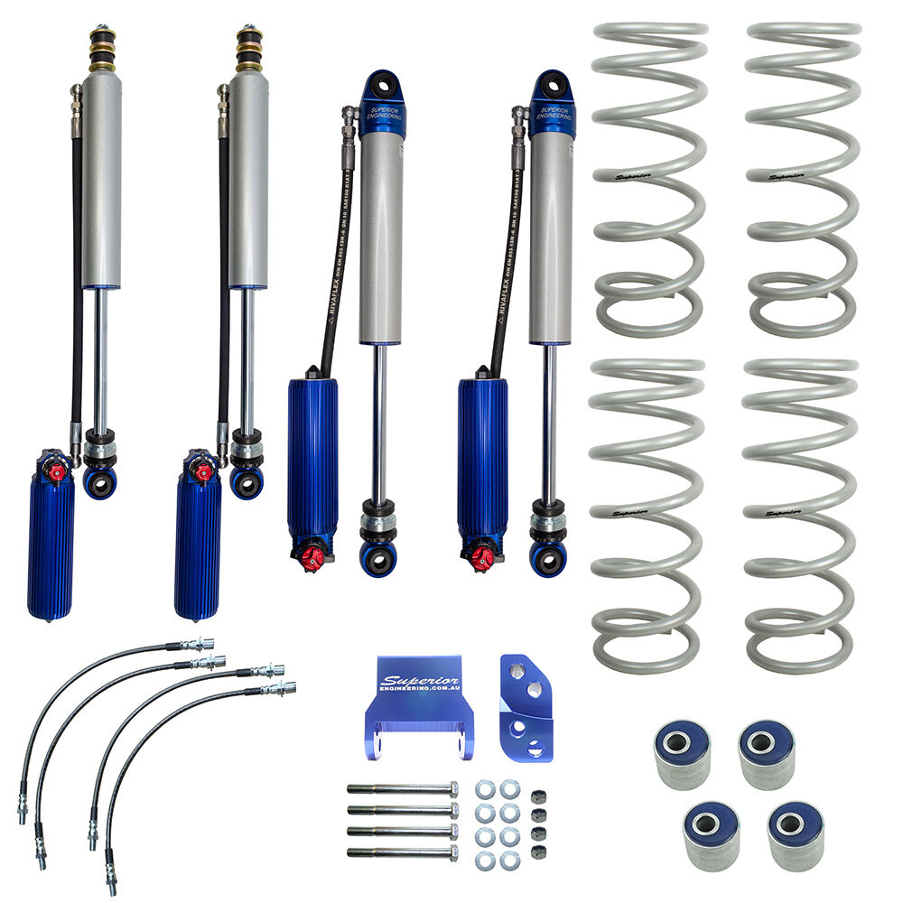Superior Engineering Superior Adjustable 3 Way 2.0 Remote Reservoir 2 Inch (50mm) Lift Kit to suit Suzuki Jimny 2018 on
