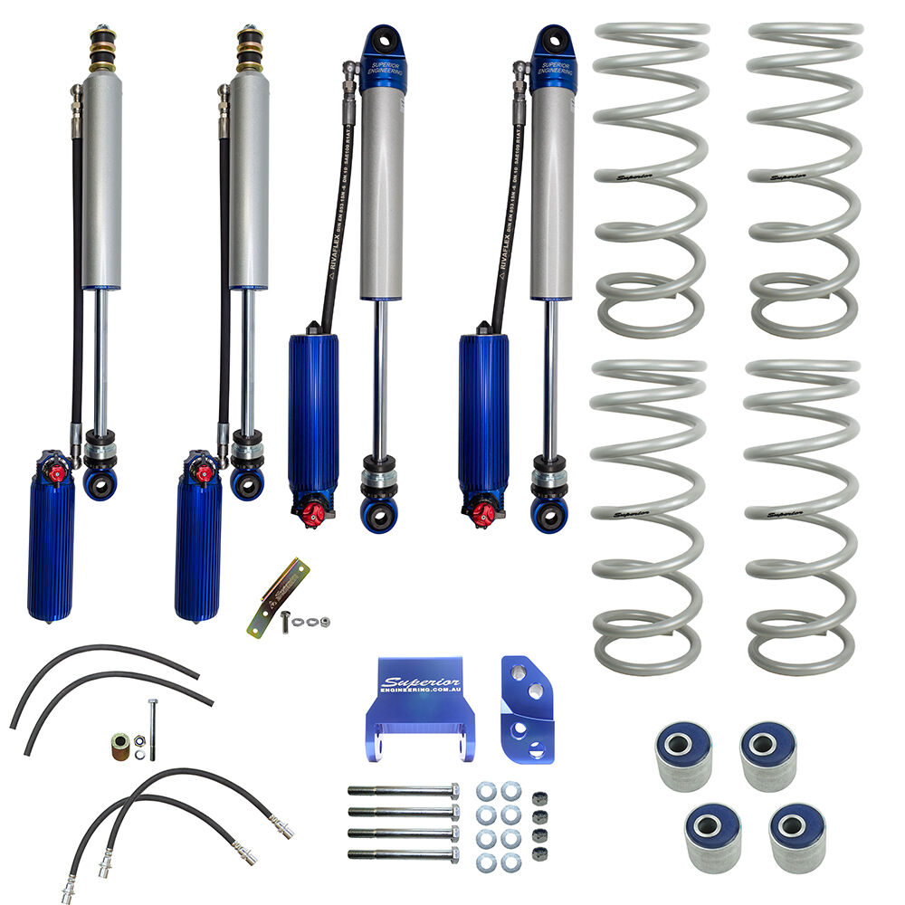 Superior Engineering Superior Adjustable 3 Way 2.0 Remote Reservoir 2 Inch (50mm) Lift Kit to suit Suzuki Jimny XL 2023 on