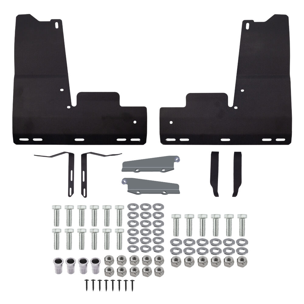 Superior Engineering Superior Premium Mudflap Kit Front to suit Toyota Hilux Wide Track Rogue/GR Sport 2022 on with 4 Inch Lift and 33 Inch Tyre