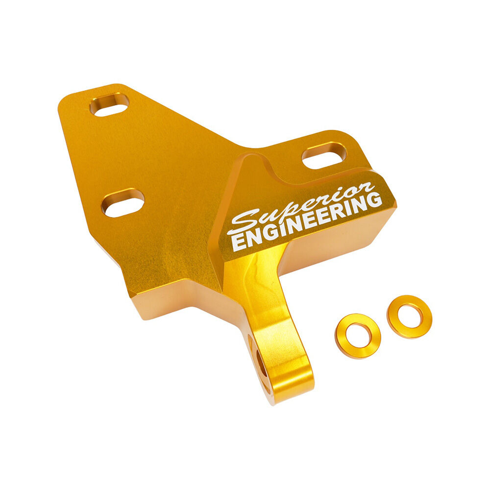 Superior Engineering Superior Billet Series 7075-T6 Alloy Damper Bracket Chassis Mount to suit Toyota LandCruiser 79 Series Single Cab 11/2016 On