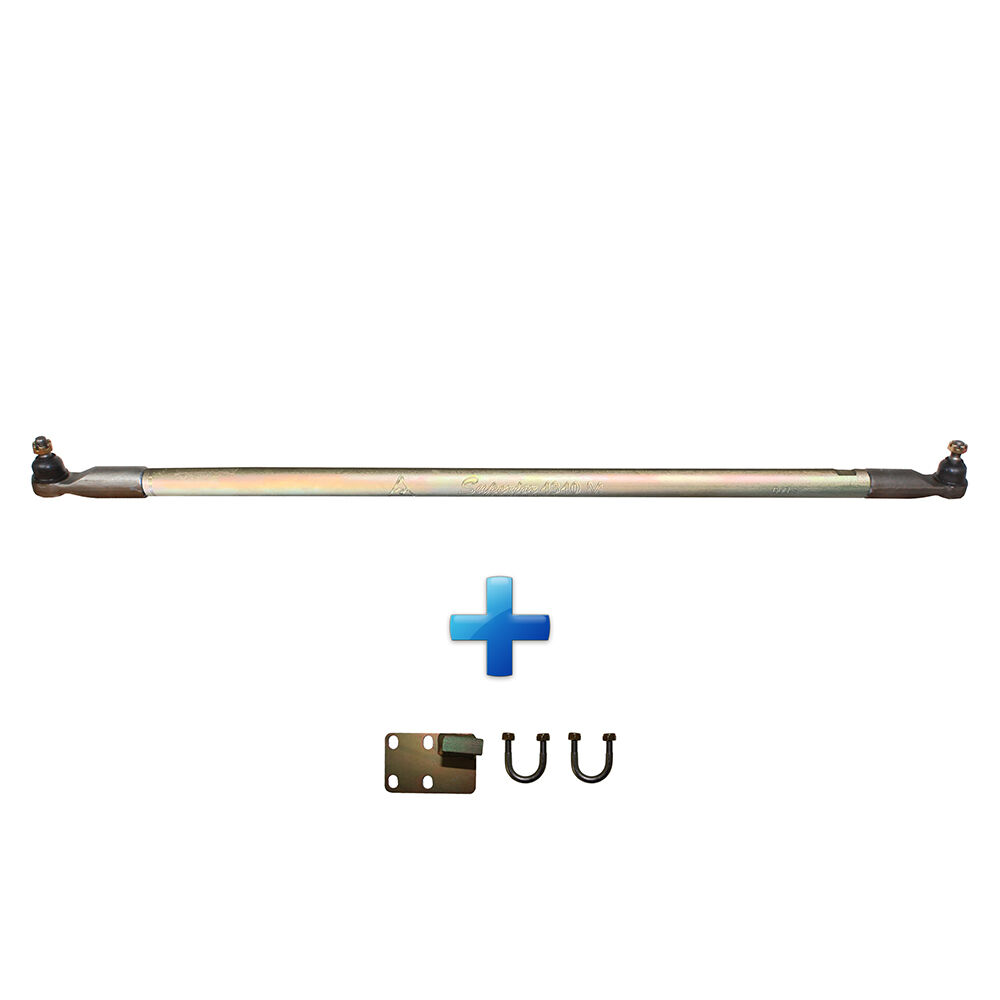 Superior Engineering Drag Link Comp Spec 4340M Solid Bar 2-6" (50-150mm) Lift with Nissan Genuine Tie Rod Ends to suit Nissan Patrol GU 1/2000 On Wago