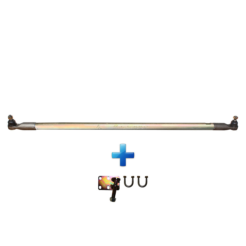 Superior Engineering Drag Link Hollow Bar 0-3" (0-75mm) Lift with Nissan Genuine Tie Rod Ends to suit Nissan Patrol GQ Adj (Eye-Eye Bracket)
