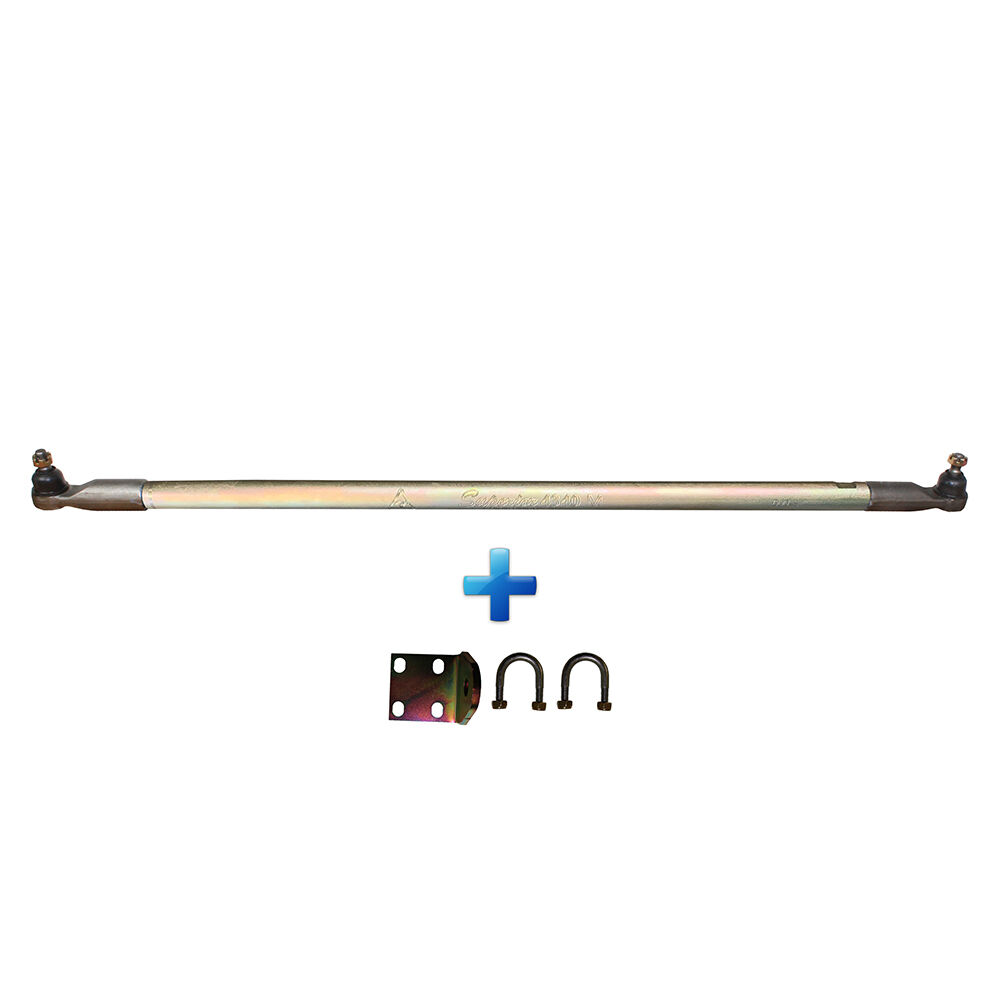 Superior Engineering Drag Link Hollow Bar 0-3" (0-75mm) Lift with Nissan Genuine Tie Rod Ends to suit Nissan Patrol GU Ute Pre 1/2000 Wagon Adj (Pin P