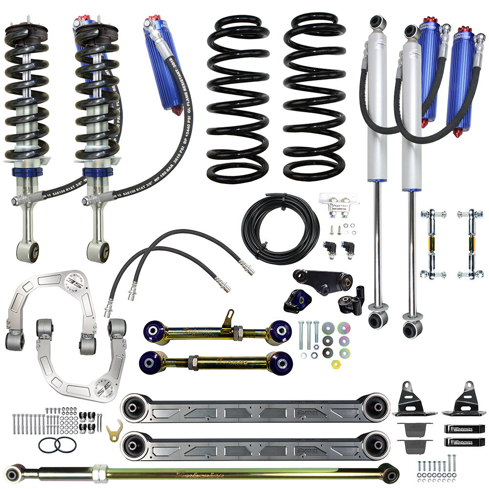 Superior Engineering Superior Remote Reservoir 2.0 3 Inch (75mm) Lift Kit to suit Toyota Prado 250 Series