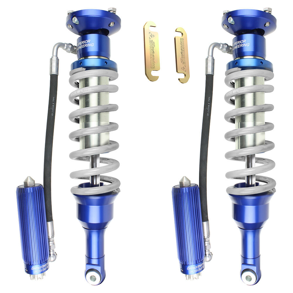 Superior Engineering Adj 2.5 Monotube RR Pre-Assembled Struts Front 2-4" (50-100mm) Lift to suit Ford Ranger PX/PXII/Mazda BT50