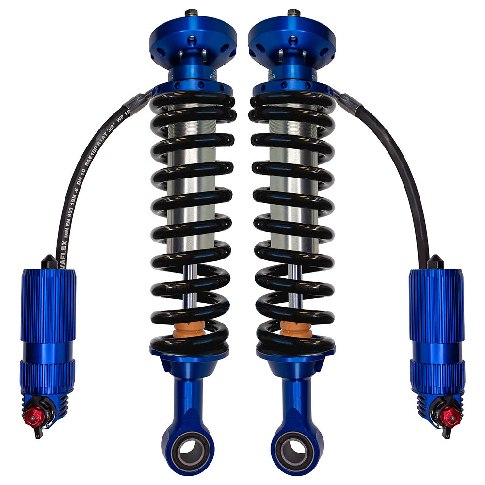 Superior Engineering Superior 3 Way Adjustable 2.5 Monotube Remote Reservoir Shock Kit 3-4 Inch (75-100mm) Lift Front to suit Ford Ranger PY
