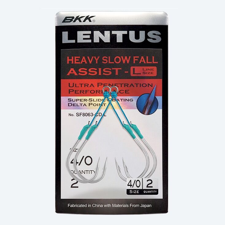BKK SF Lentus Assist Hooks - 4/0-L - 2 double Per Pack