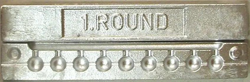 Seahorse Mould Round Sinker - Size 1