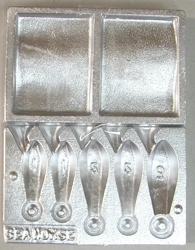 Seahorse Snapper Sinker Mould Combo Small