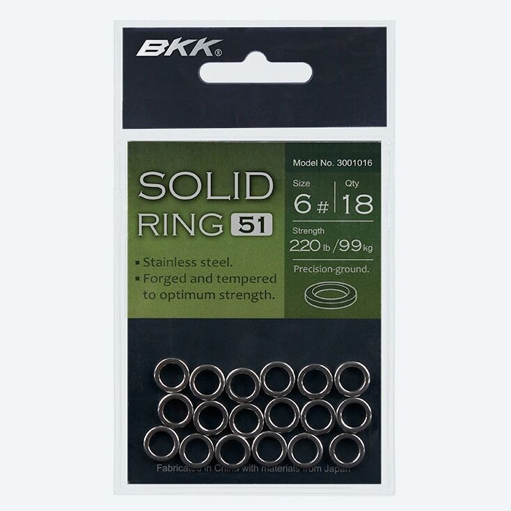 BKK Solid Ring-51 - #5 - 18 Per Pack