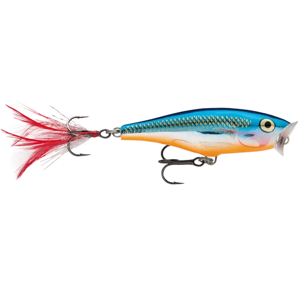 Rapala Skitter Pop 5cm Silver Blue