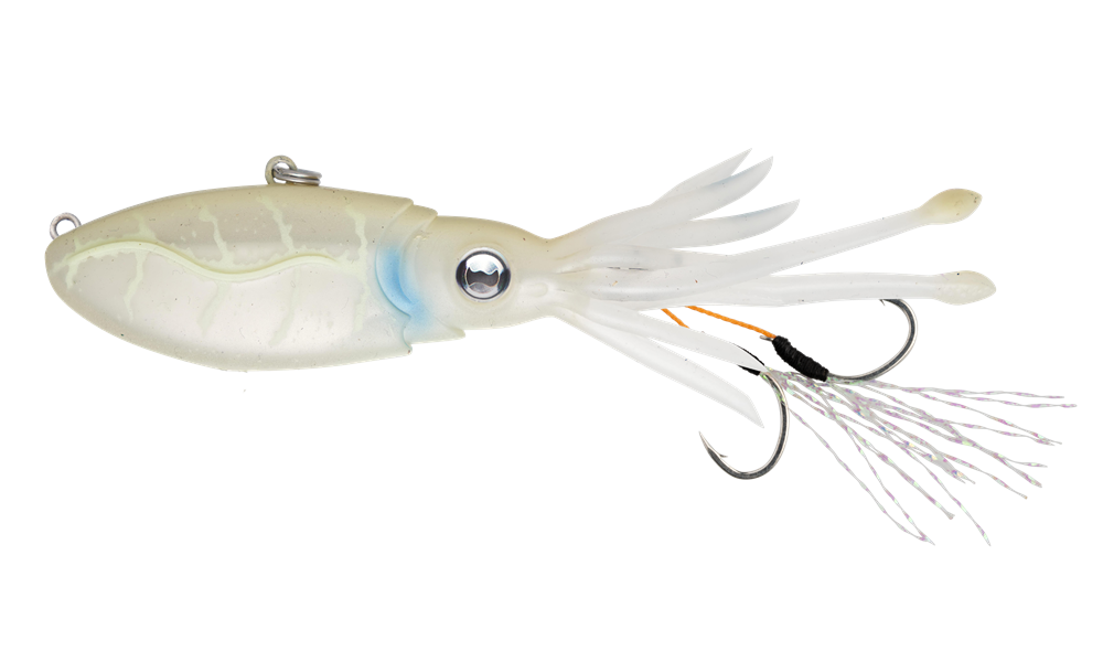 Nomad Design Squidtrex 65 Vibe 65mm - 8g - WTG - White Glow