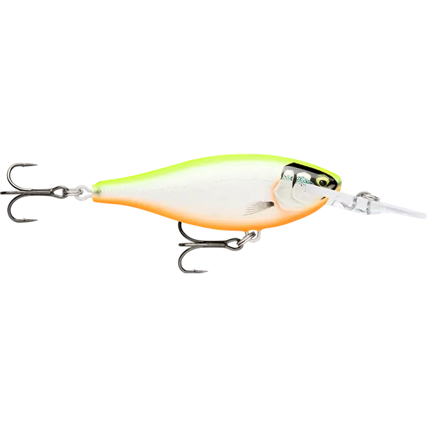 Rapala Shad Rap Elite 75mm Gilded Chartreuse Orange Belly