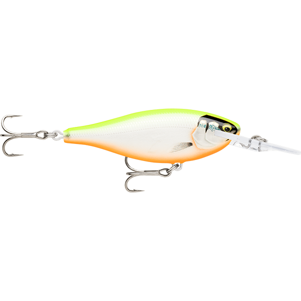 Rapala Shad Rap Elite 95 Gilded Chartreuse Orange Belly